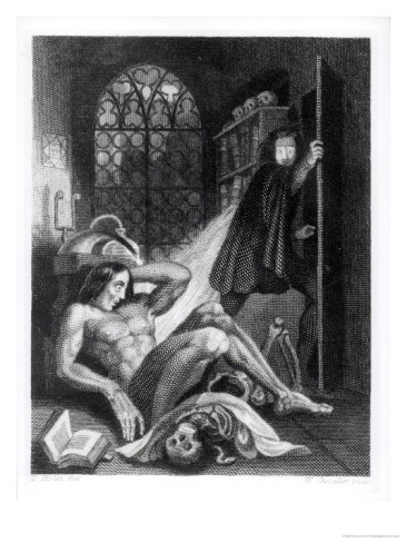 Illustration from Mary Shelley's Frankenstein